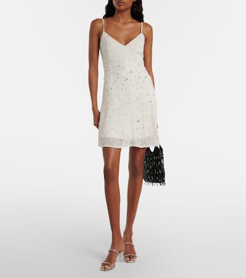 Verziertes Minikleid Emily aus Tüll | Staud
