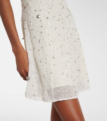 Verziertes Minikleid Emily aus Tüll | Staud