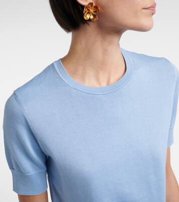 Top in seta e cotone | Carolina Herrera