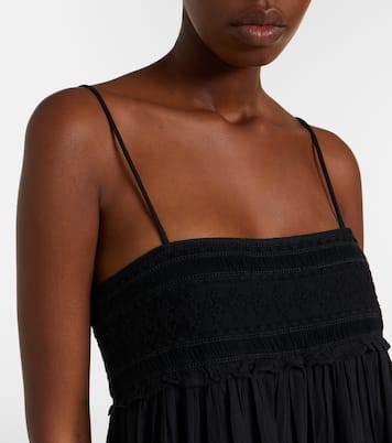 Midikleid Danielle aus Baumwolle und Spitze | Posse