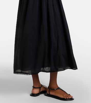 Midikleid Danielle aus Baumwolle und Spitze | Posse