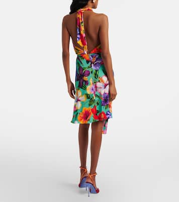 Floral cutout wrap dress | Dolce&Gabbana