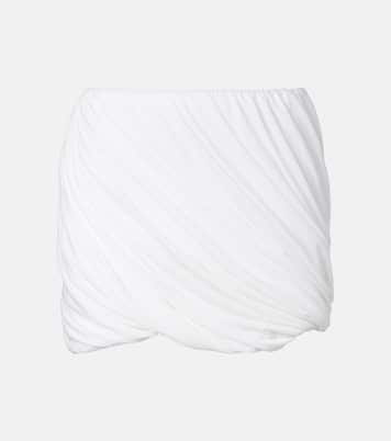 Twist jersey miniskirt | Norma Kamali