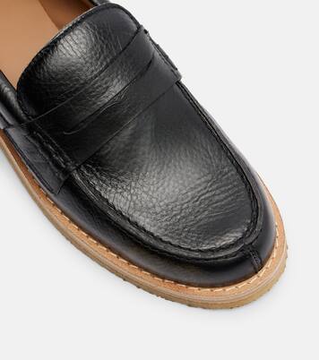 Jerry distressed leather penny loafers | Golden Goose