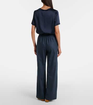 Wool and cashmere wide-leg pants | Eleventy