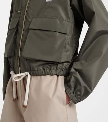 Veste blouson à logo | Miu Miu