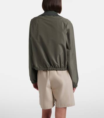 Veste blouson à logo | Miu Miu