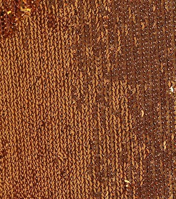 Top Gilded Clara mit Pailletten | Galvan