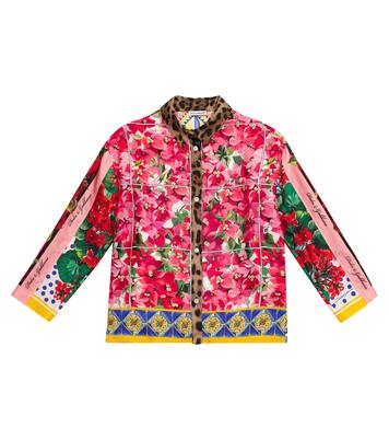 Floral silk shirt | Dolce&Gabbana Kids