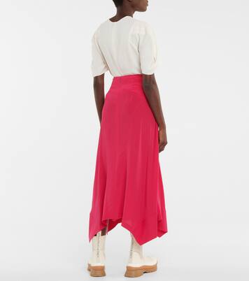 Naya silk midi skirt | Stella McCartney