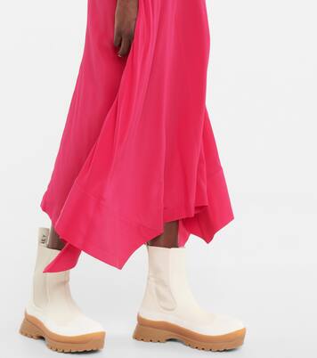 Naya silk midi skirt | Stella McCartney