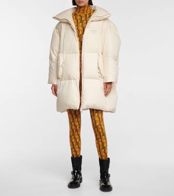 Re-Nylon and leather ankle boots | Prada