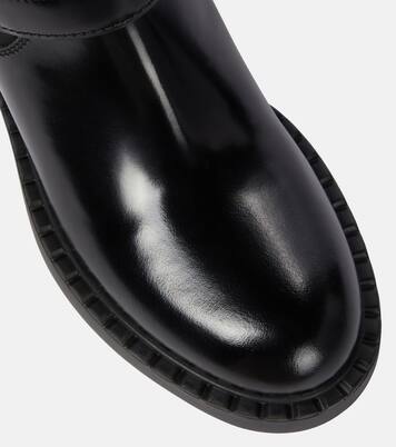 Re-Nylon and leather ankle boots | Prada