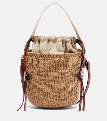 Bolso saco Woody Small de rafia | Chloé