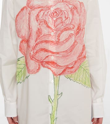 Robe chemise imprimée en coton | Marni