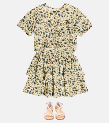 Jupe en coton à fleurs | Bonpoint