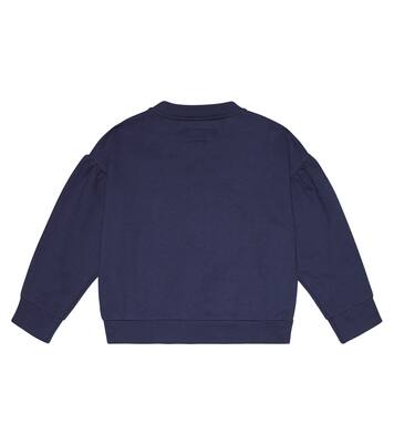 Sweat-shirt en coton à fleurs | Il Gufo