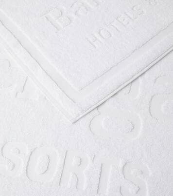 Asciugamano da bagno in cotone con logo | Balenciaga