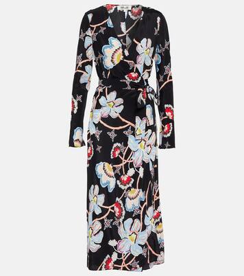 Robe midi Tilly à fleurs | Diane von Furstenberg
