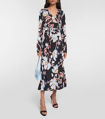 Robe midi Tilly à fleurs | Diane von Furstenberg