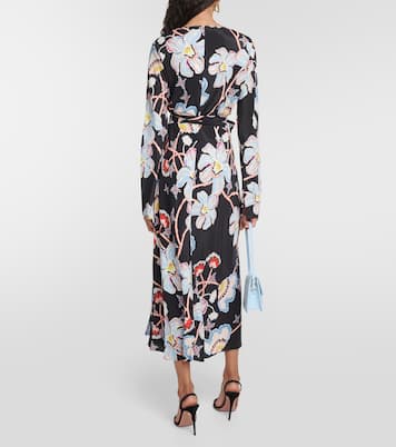 Robe midi Tilly à fleurs | Diane von Furstenberg