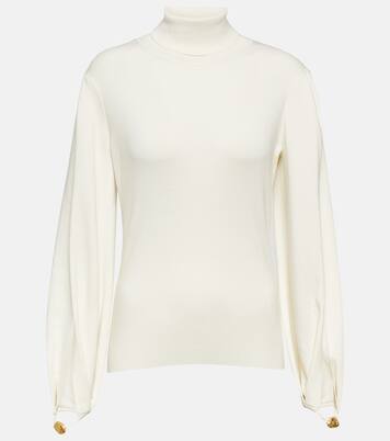 Wool-blend turtleneck sweater | Chloé