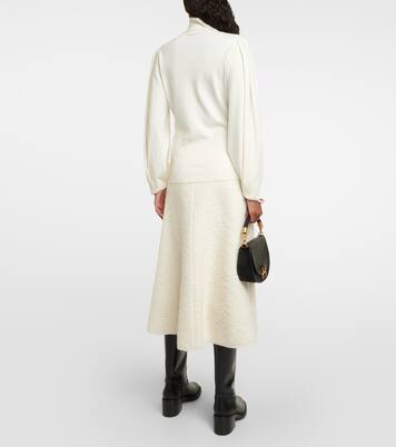 Wool-blend turtleneck sweater | Chloé