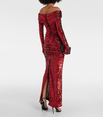 Abito lungo con paillettes | Dolce&Gabbana