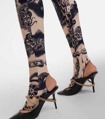 Jumpsuit Heraldique in jersey con stampa | Jean Paul Gaultier