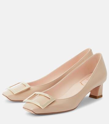 Escarpins Trompette 45 en cuir verni | Roger Vivier