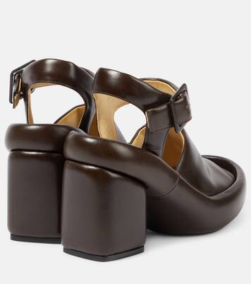 Plateausandalen aus Leder | Lemaire