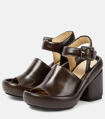 Plateausandalen aus Leder | Lemaire