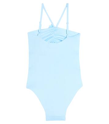 Floral-appliqué swimsuit | Monnalisa