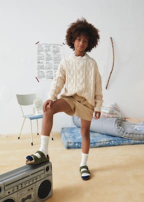 Russel cable-knit cotton sweater | The New Society
