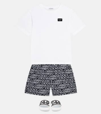 T-Shirt aus Baumwoll-Jersey | Dolce&Gabbana Kids