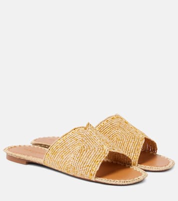 Ineni raffia slides | Clergerie