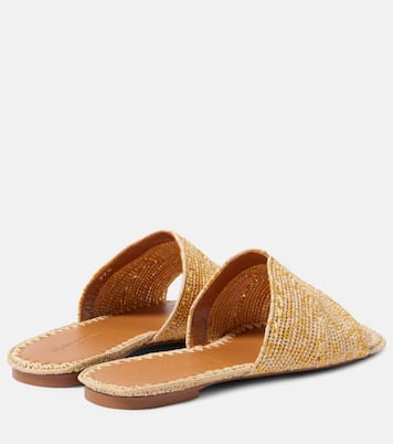 Ineni raffia slides | Clergerie