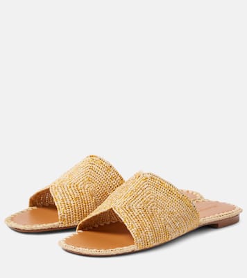 Ineni raffia slides | Clergerie