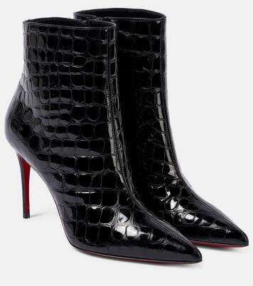 So Kate 85 croc-effect ankle boots | Christian Louboutin