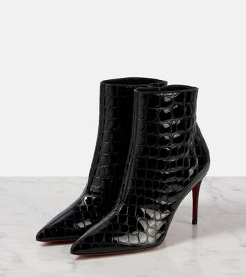 So Kate 85 croc-effect ankle boots | Christian Louboutin