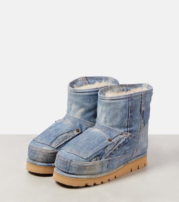 Batter shearling-lined boots | Acne Studios