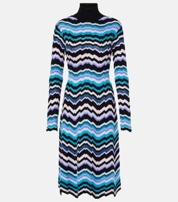 Pulloverkleid aus Häkelstrick | Missoni
