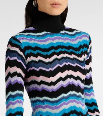 Pulloverkleid aus Häkelstrick | Missoni