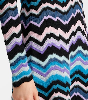 Pulloverkleid aus Häkelstrick | Missoni