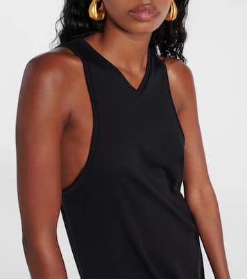 Robe longue Vernetta en coton mélangé | Khaite