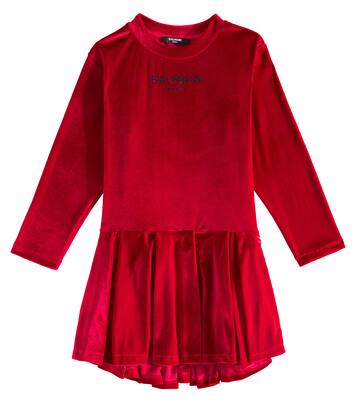 Robe en velours | Balmain Kids