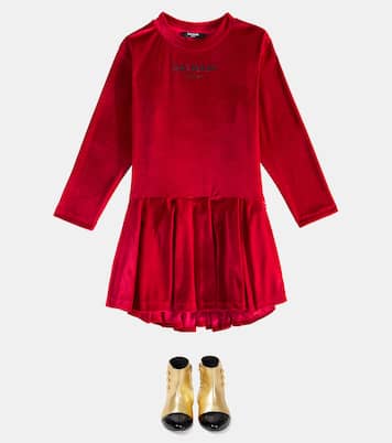 Robe en velours | Balmain Kids