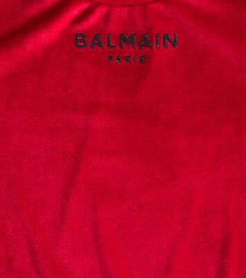 Robe en velours | Balmain Kids