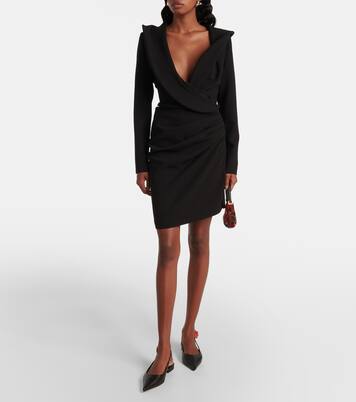 Floral-appliqué leather slingback flats | Magda Butrym