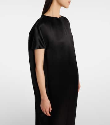 Robe longue Webster en satin | Khaite